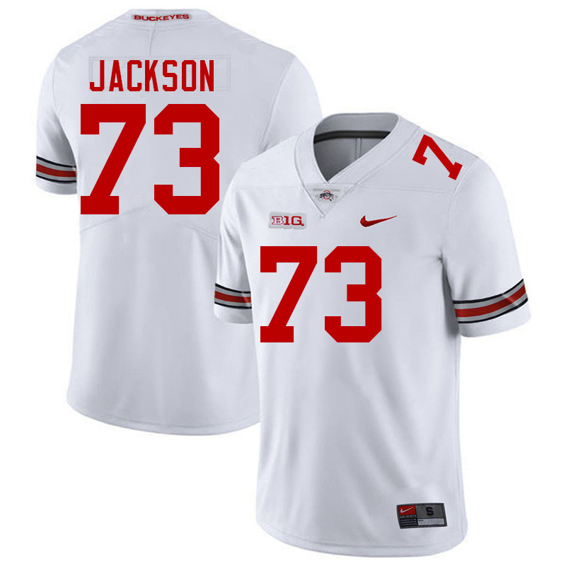 Jonah Jackson Ohio State Buckeyes Jersey College Football Uniforms-White